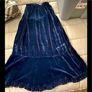 💕CP Shades Velvet Blouse & Skirt set